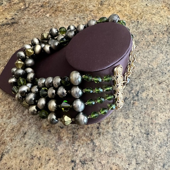 4 Strand Beaded Necklace - Picture 3 of 5